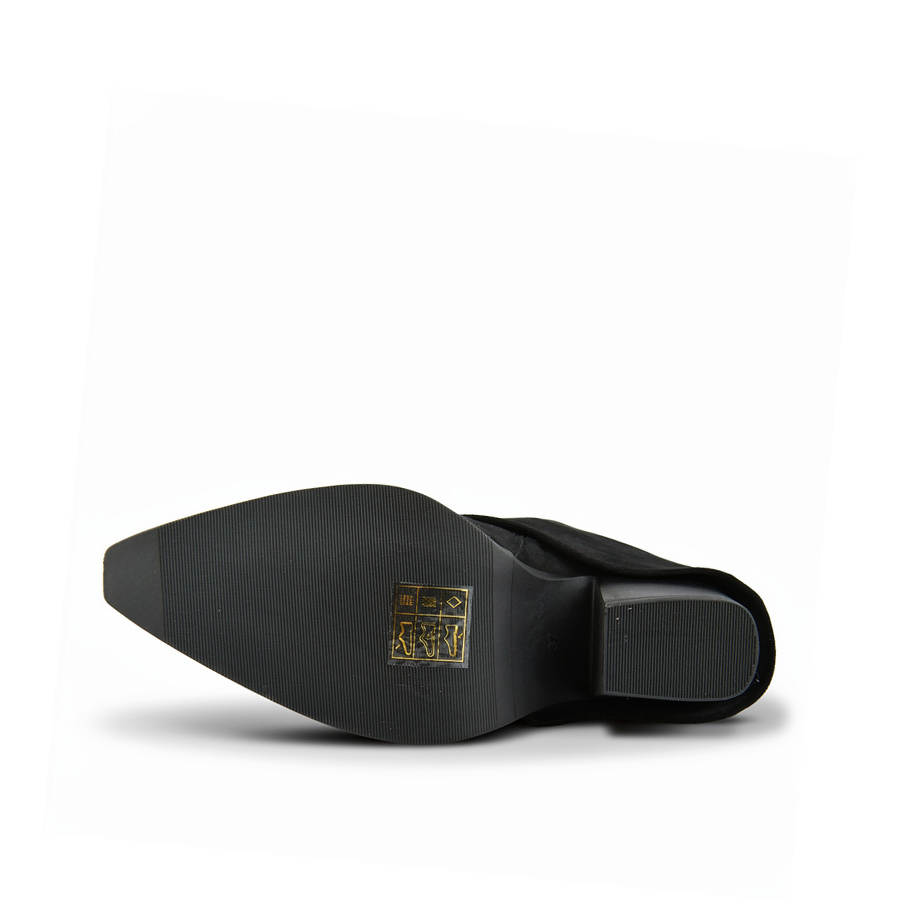 botine damă textil negru 0162446