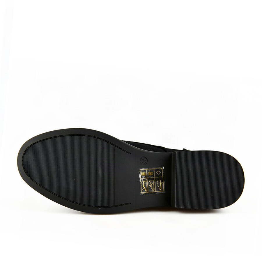 botine damă textil negru 0162468