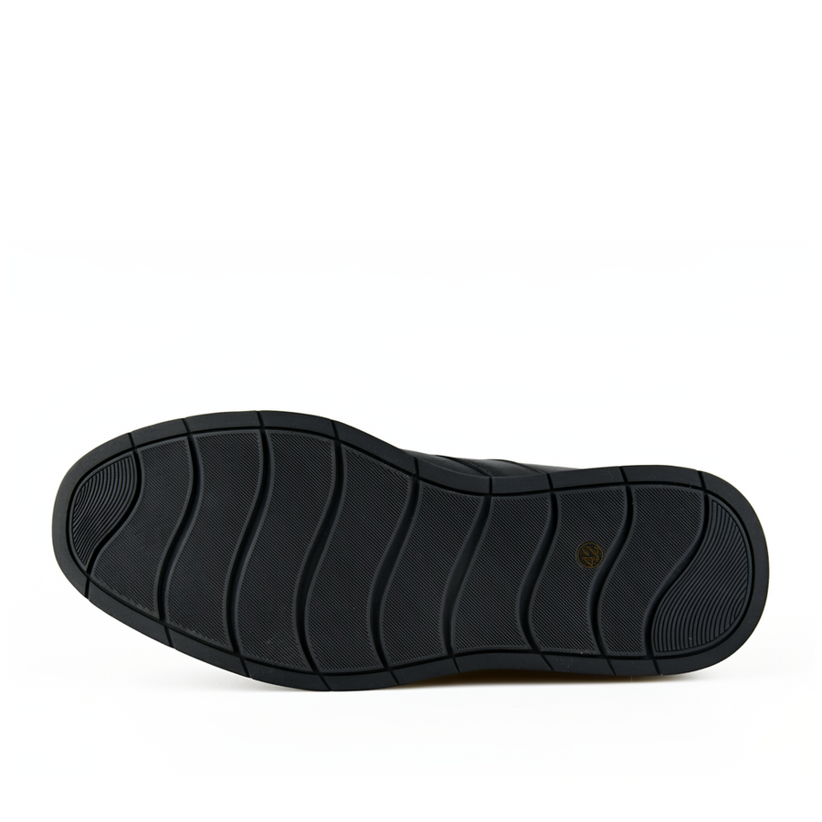 botine bărbați piele naturală negru 0162938