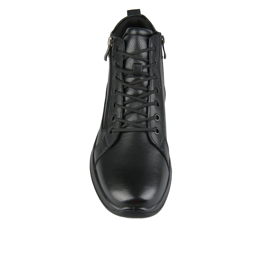 botine bărbați piele naturală negru 0162767
