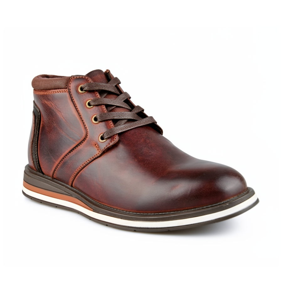 botine bărbați piele naturală maro 0162939