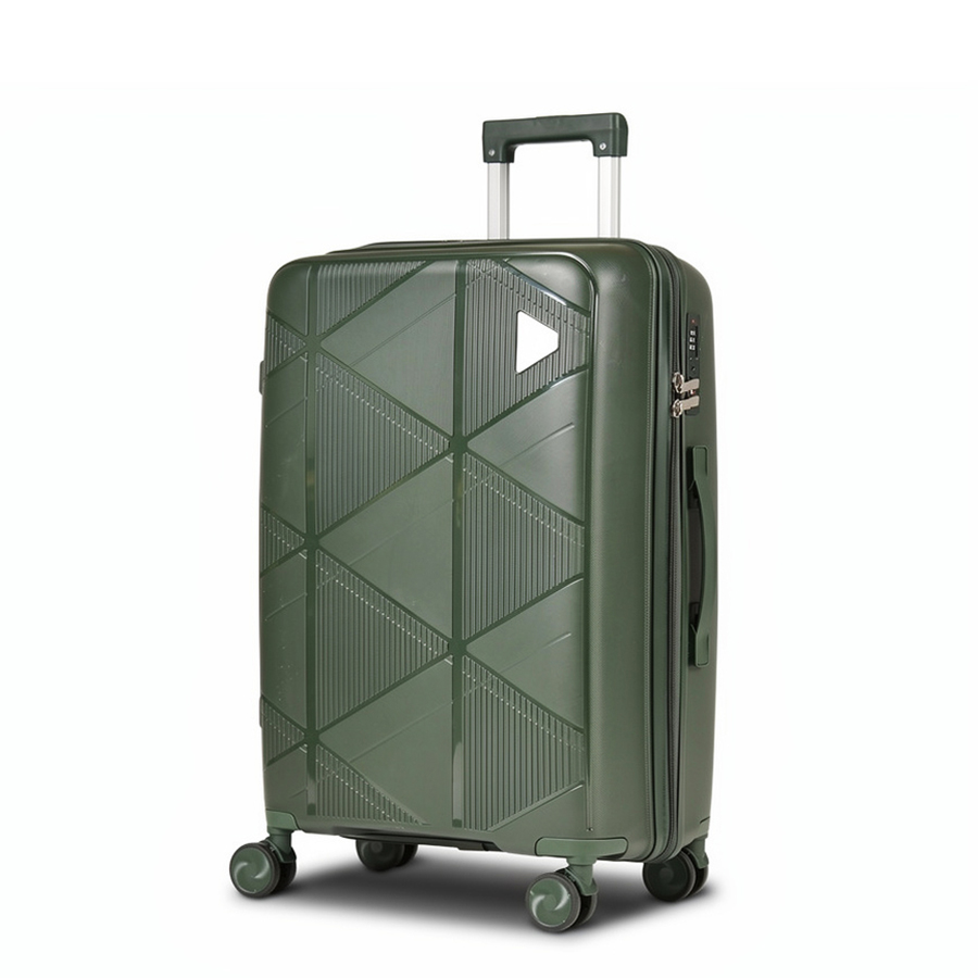 medium suitcase polypropylene dark green 0161581
