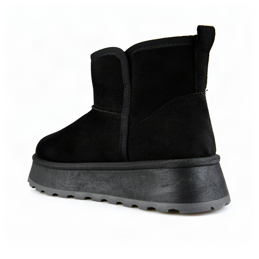 botine damă textil negru 0163241