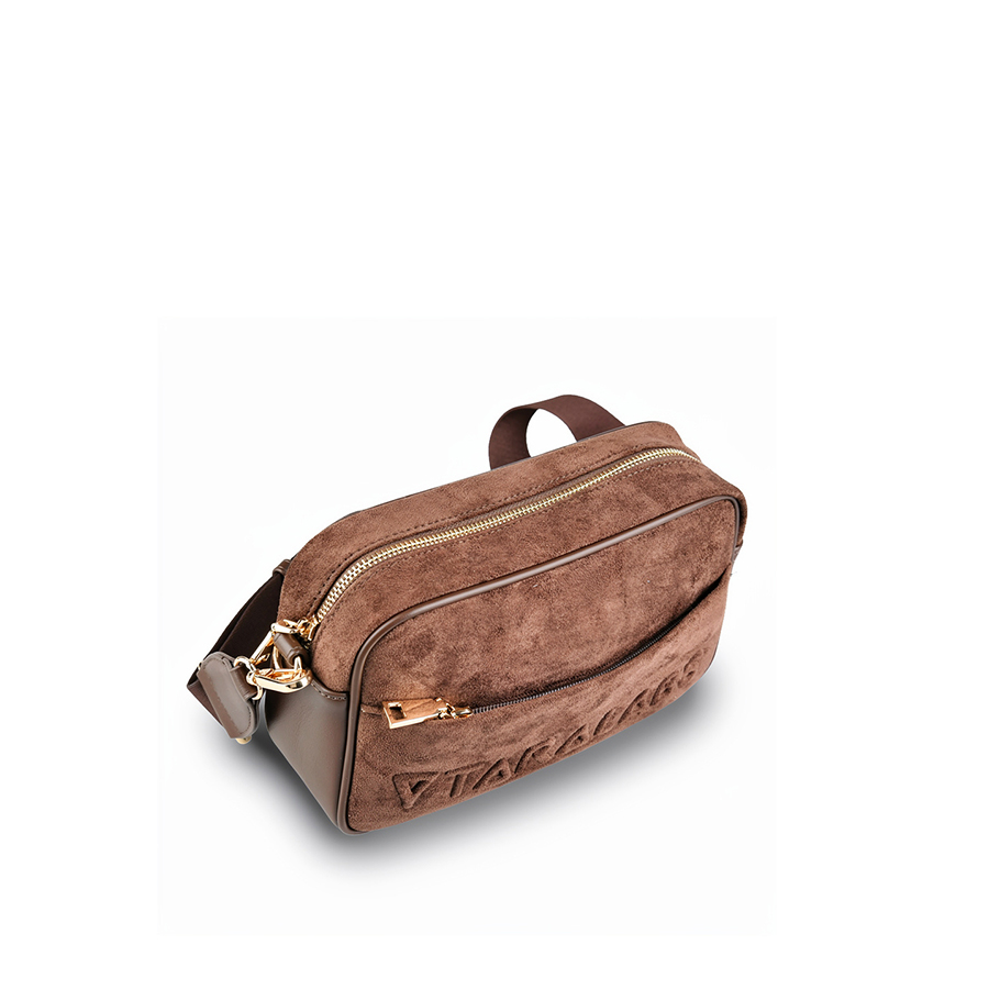 geantă damă textil/piele ecologică maro 0163101