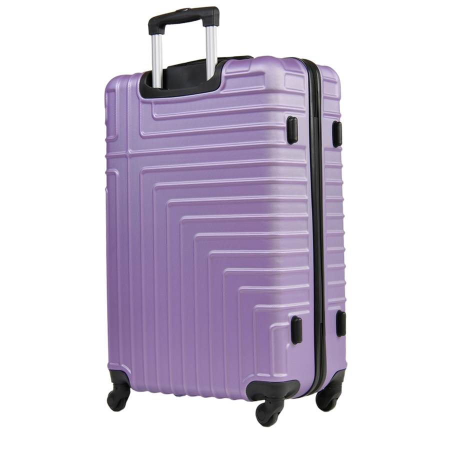 big suitcase ABS plastic purple 0163680