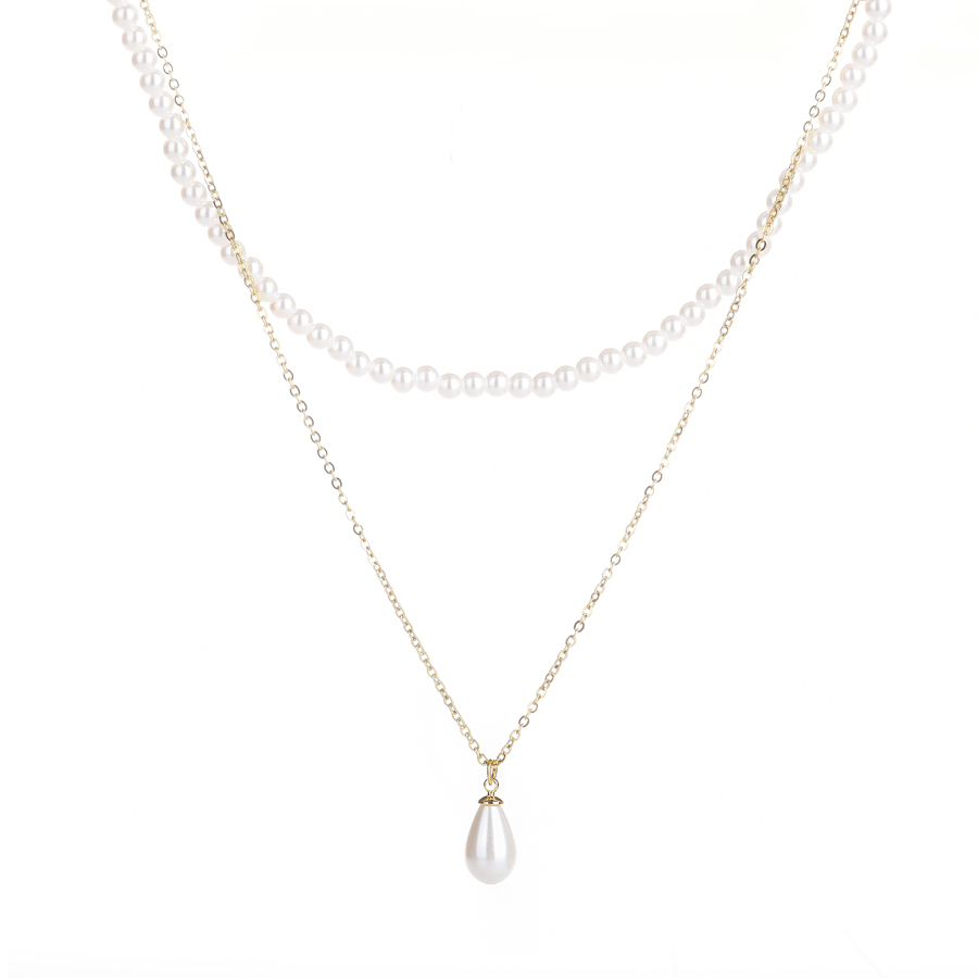 lady's necklace brass gold 0164804