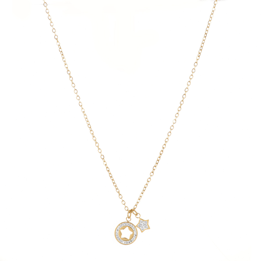 lady's necklace steel gold 0164772