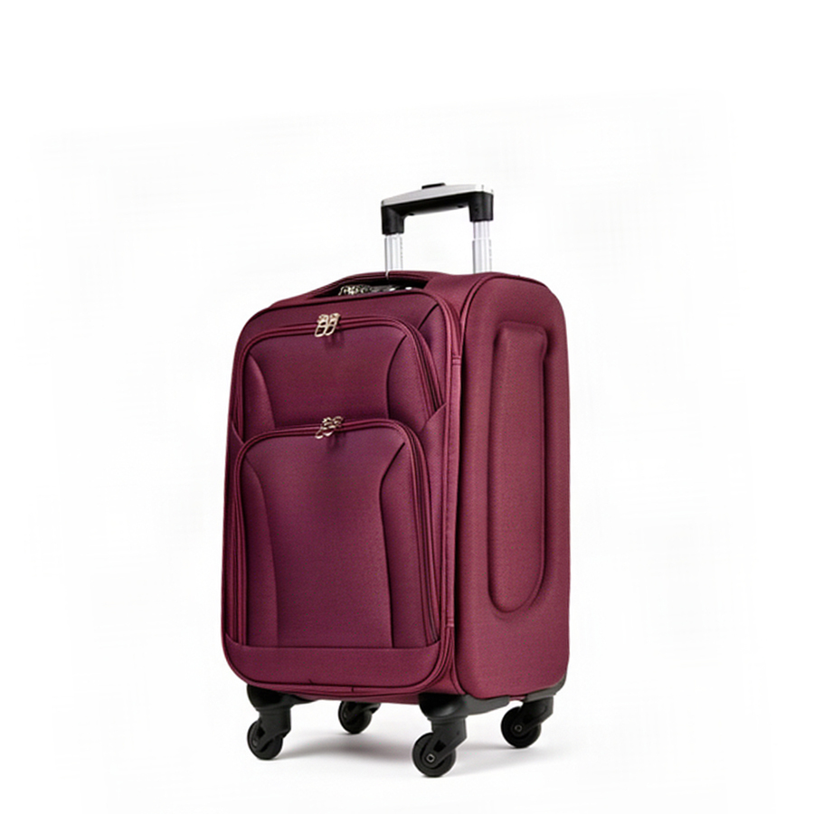 small suitcase textile bordeaux 0163720