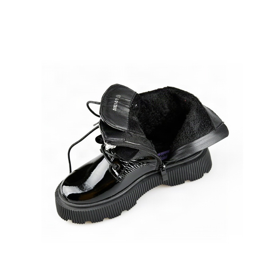 kids boots synthetic leather black 0162546