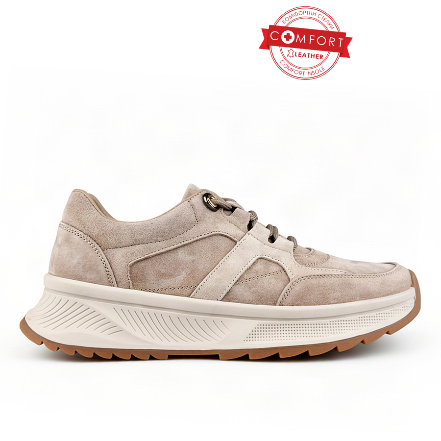 adidași damă piele naturală bej 0163330