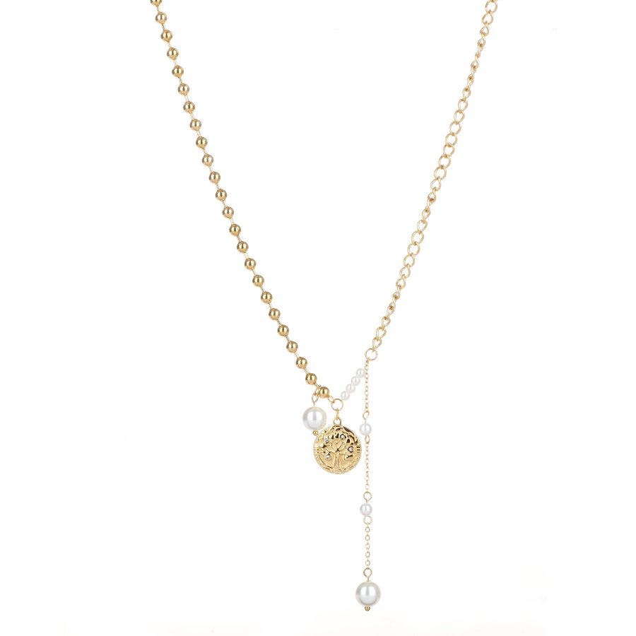 lady's necklace steel gold 0164782