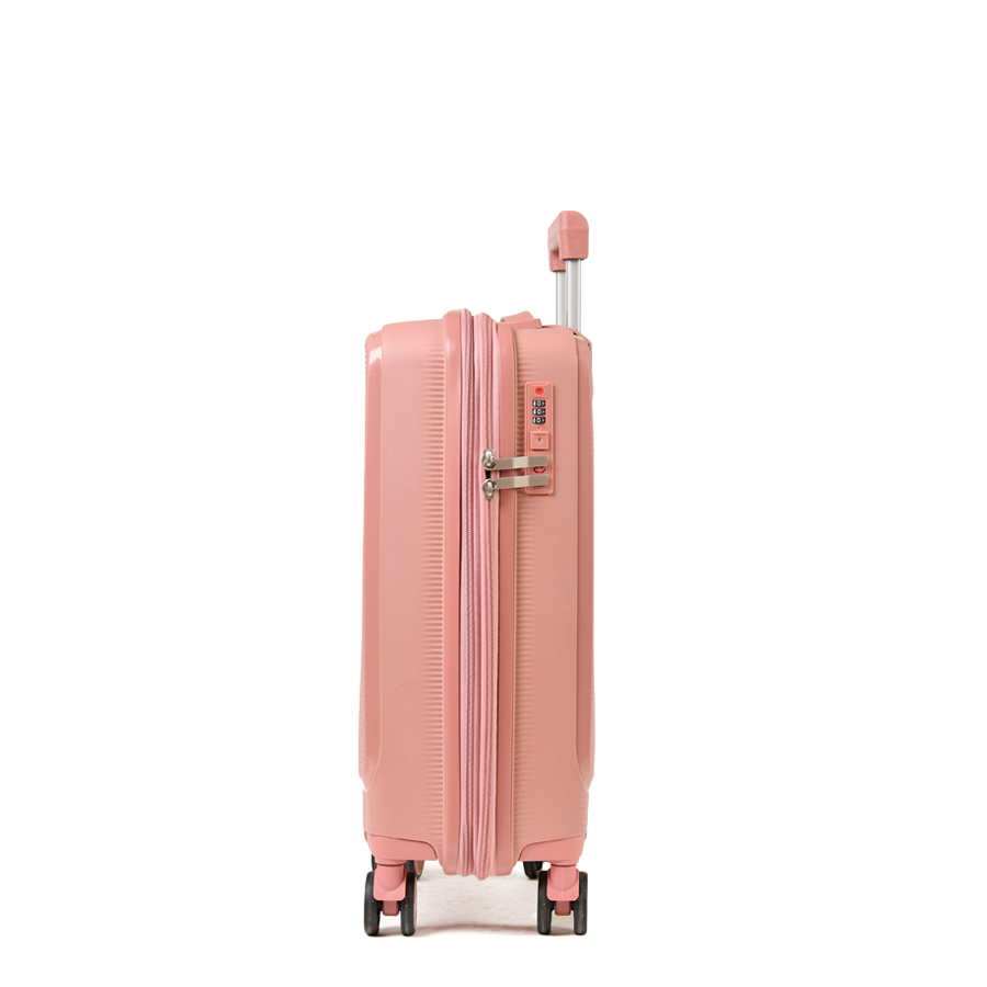 small suitcase polypropylene pink 0161409
