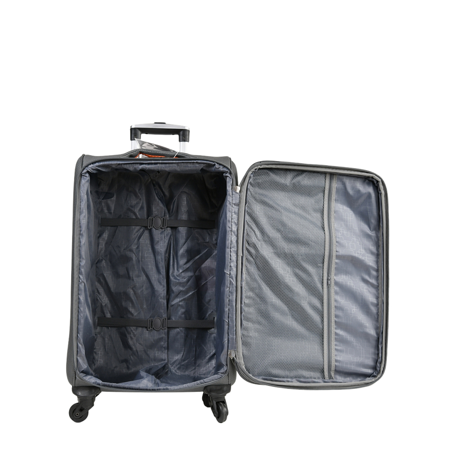 small suitcase textile grey 0163729