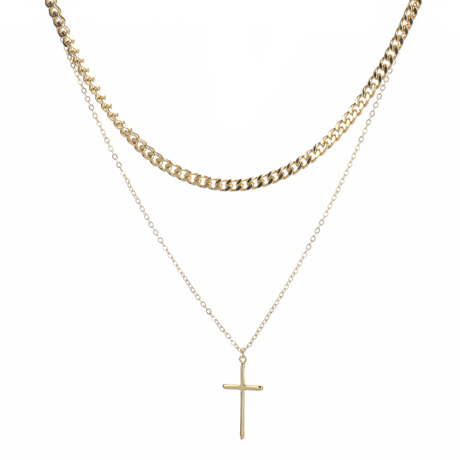 lady's necklace brass gold 0164807