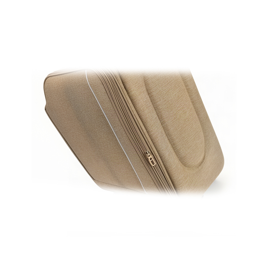 big suitcase textile beige 0163707