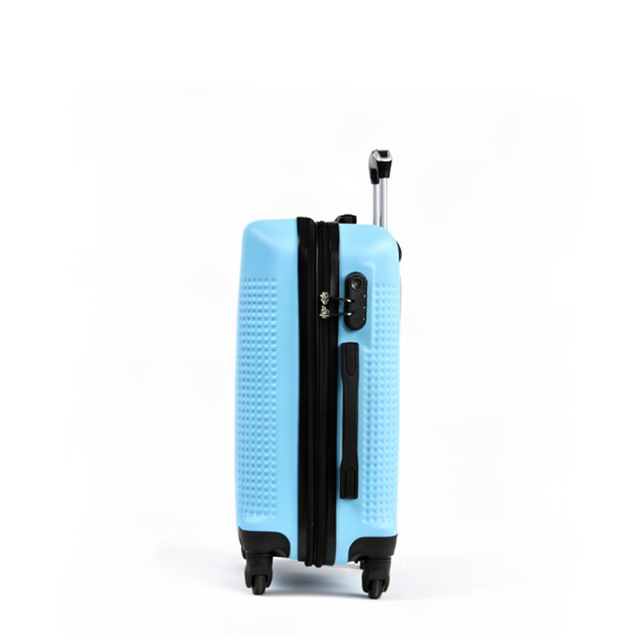 small suitcase ABS plastic blue 0163693