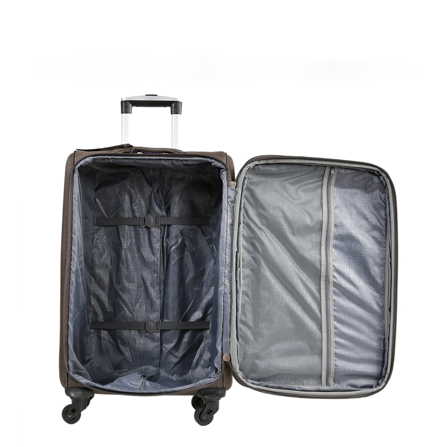 small suitcase textile brown 0163702
