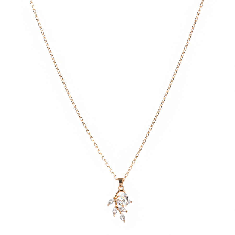 lady's necklace brass gold 0164822