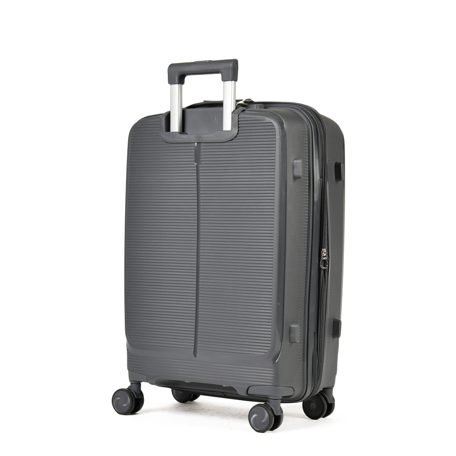 medium suitcase polypropylene dark gray 0161419