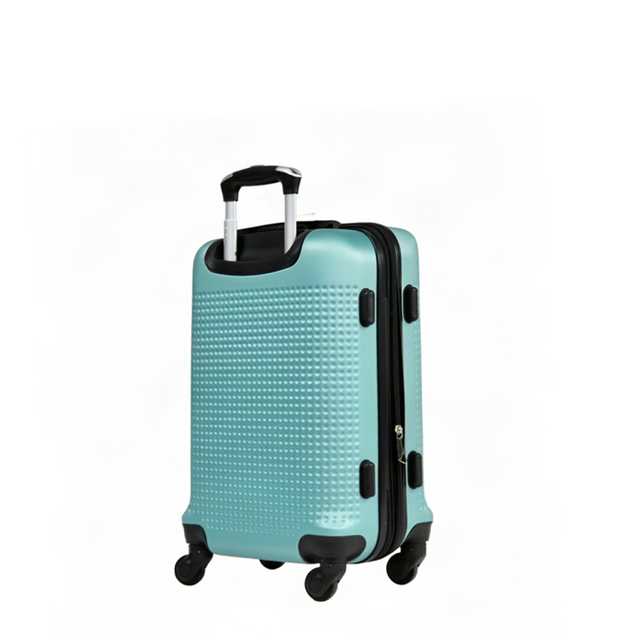 small suitcase ABS plastic green 0163690