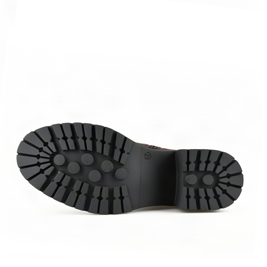 botine damă textil maro 0162909