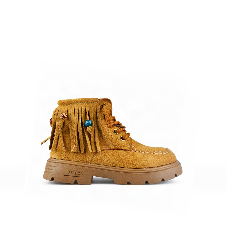 botine damă textil maro deschis 0164168