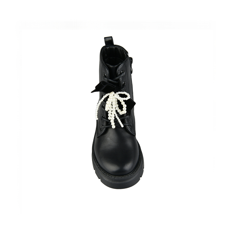 botine copii piele ecologică negru 0162536