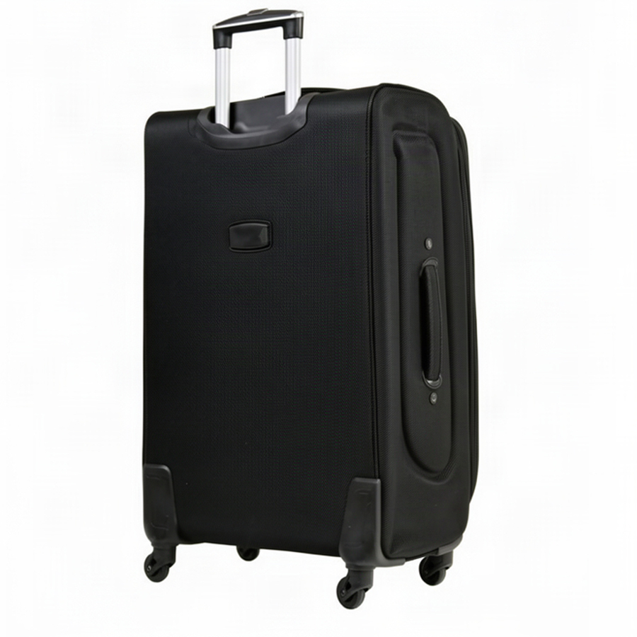 big suitcase textile black 0163725