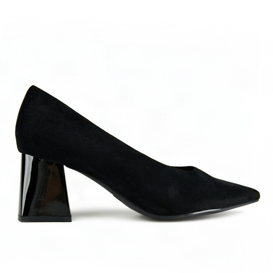 pantofi damă textil negru 0163253