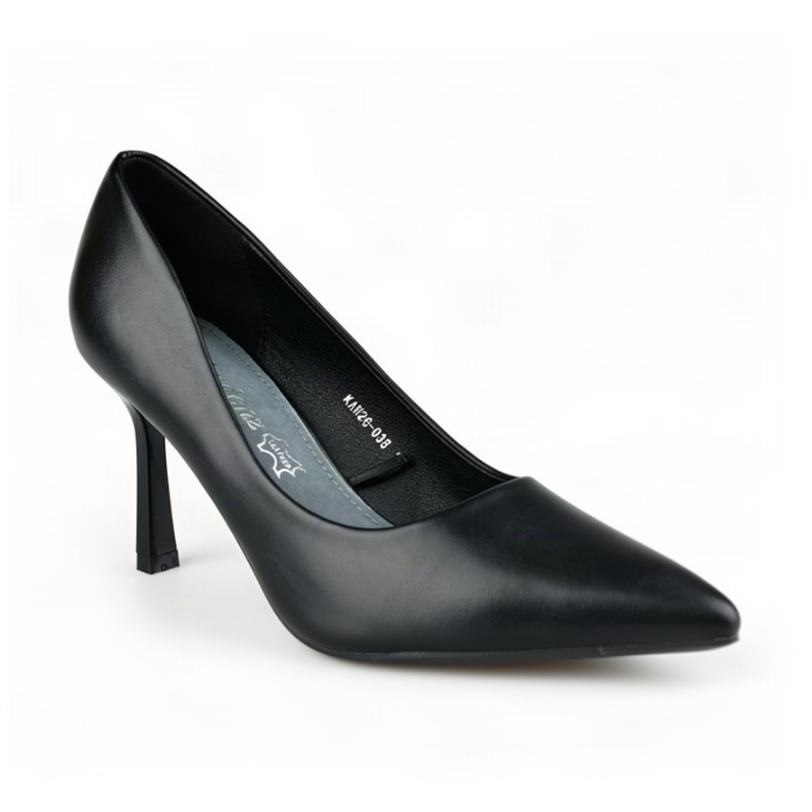 pantofi damă piele ecologică negru 0163033