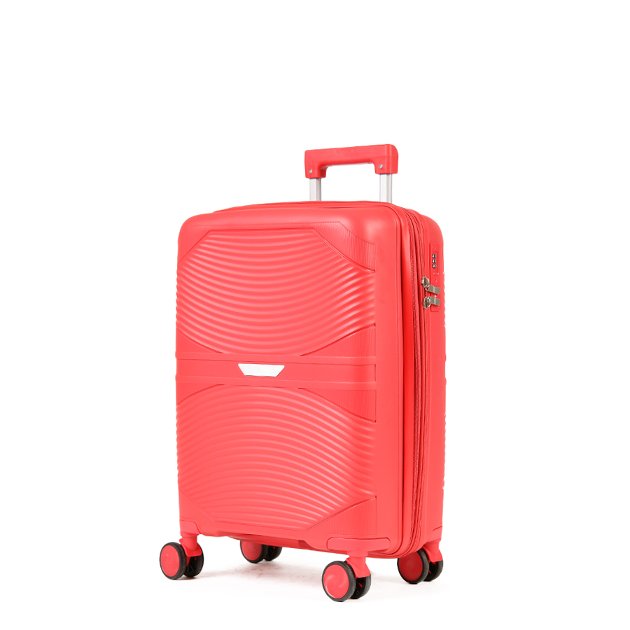 small suitcase polypropylene red 0161442