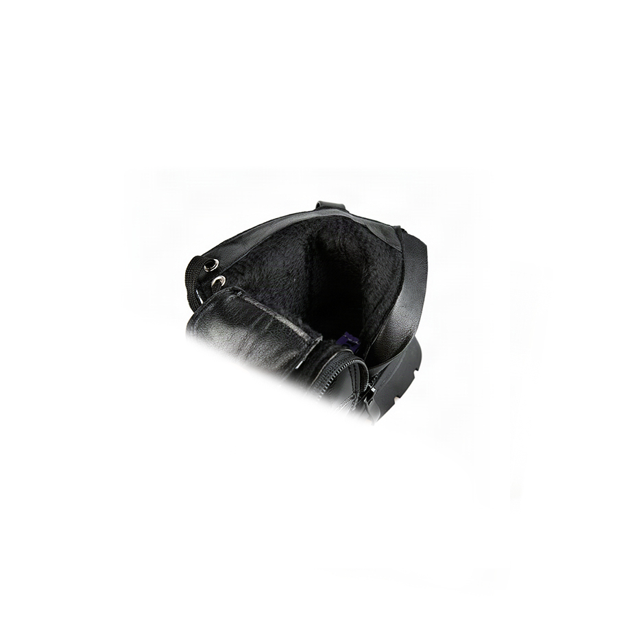 kids boots synthetic leather black 0162557