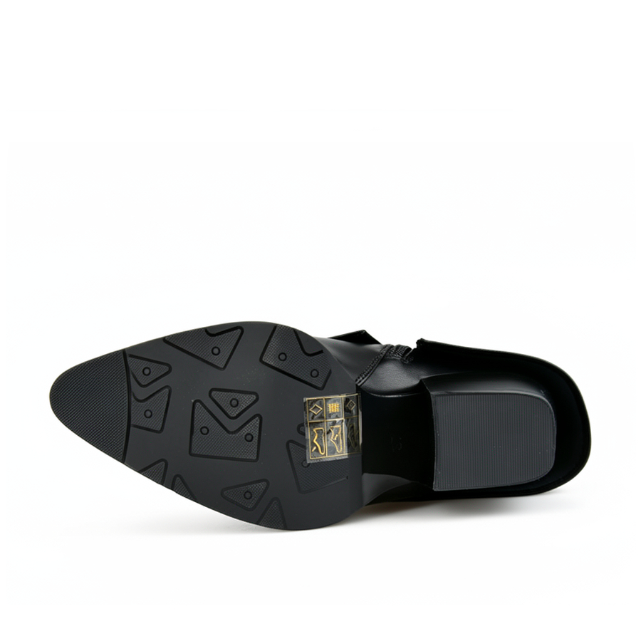 botine damă piele ecologică negru 0162827