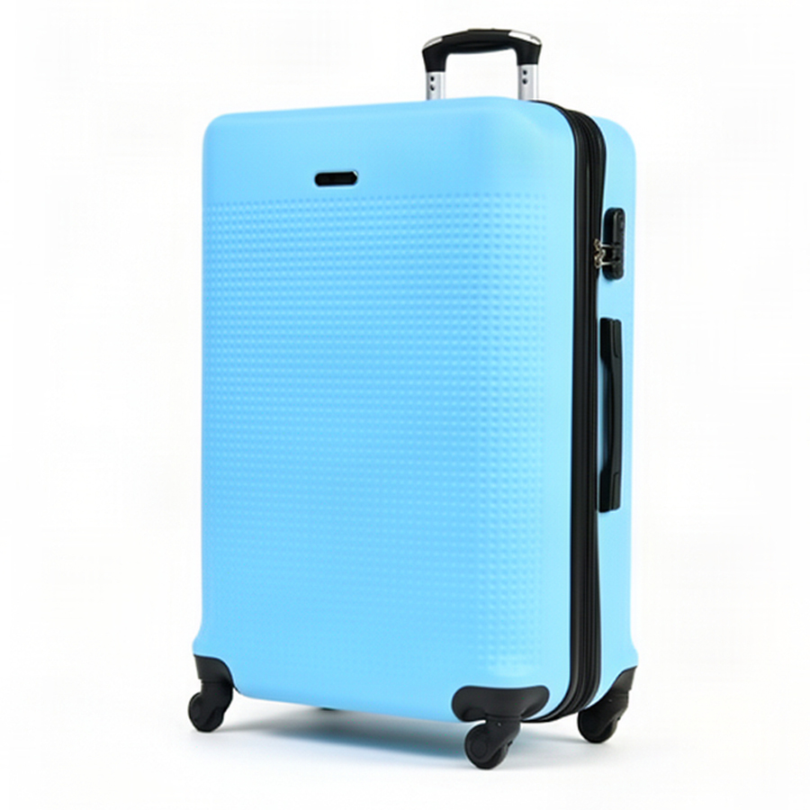 big suitcase ABS plastic blue 0163695