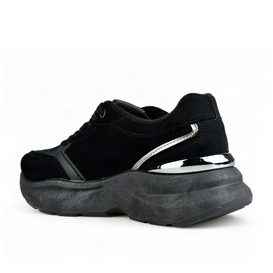 adidași damă piele ecologică/textil negru 0163308