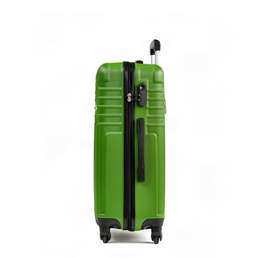 medium suitcase ABS plastic dark green 0163676