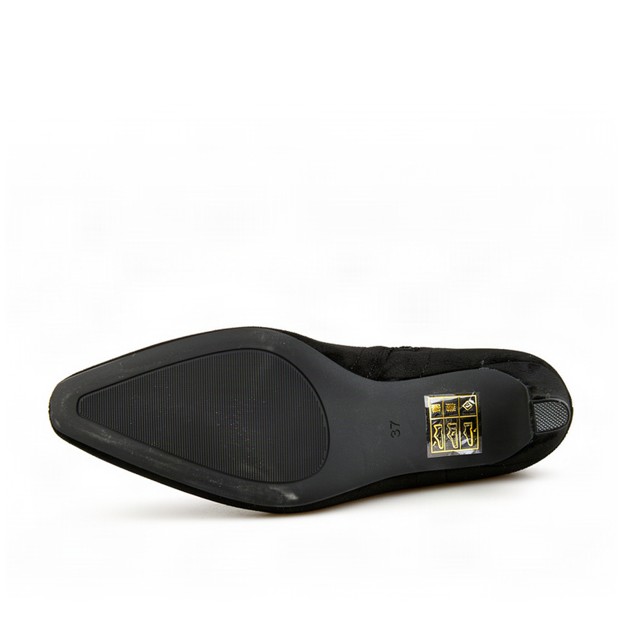 botine damă textil negru 0162824