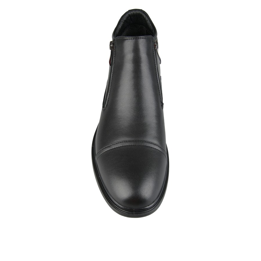 botine bărbați piele naturală negru 0162773