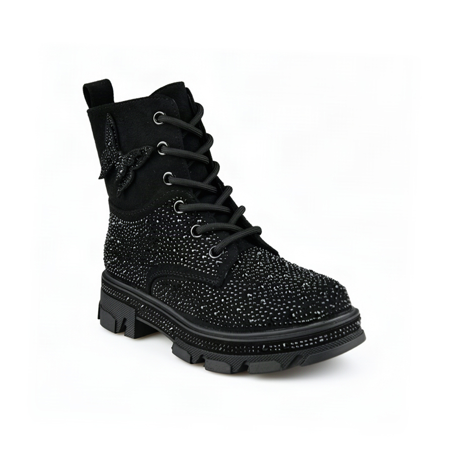 kids boots textiles black 0162531
