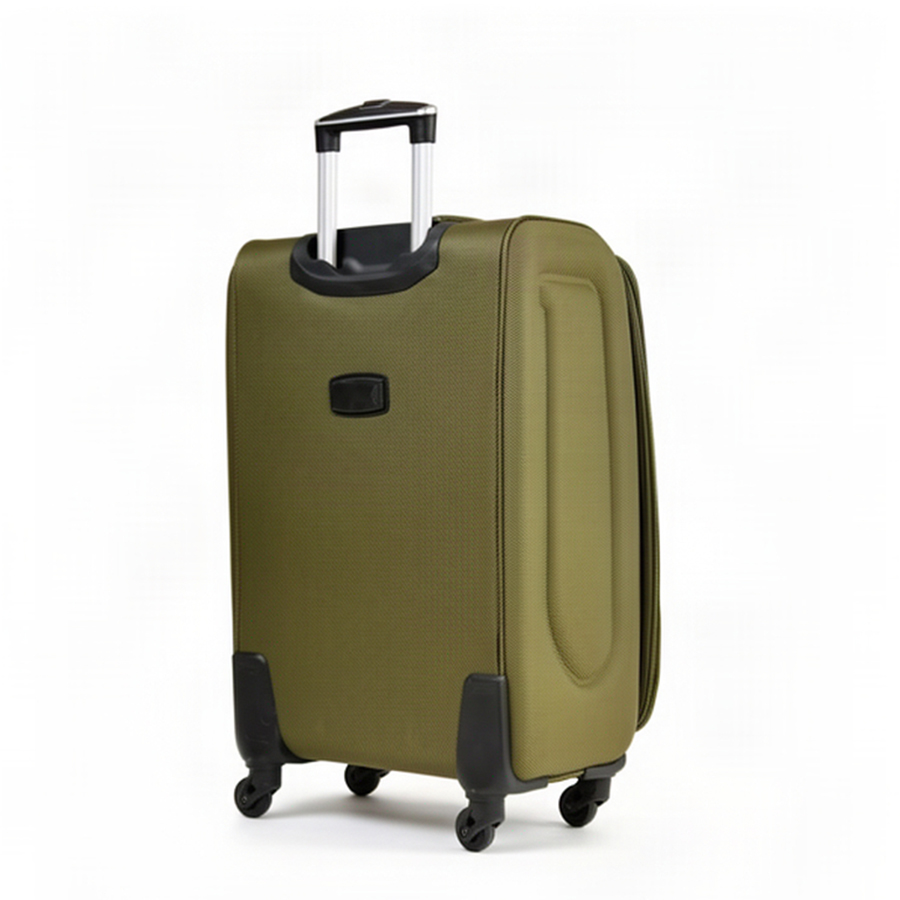 medium suitcase textile green 0163727