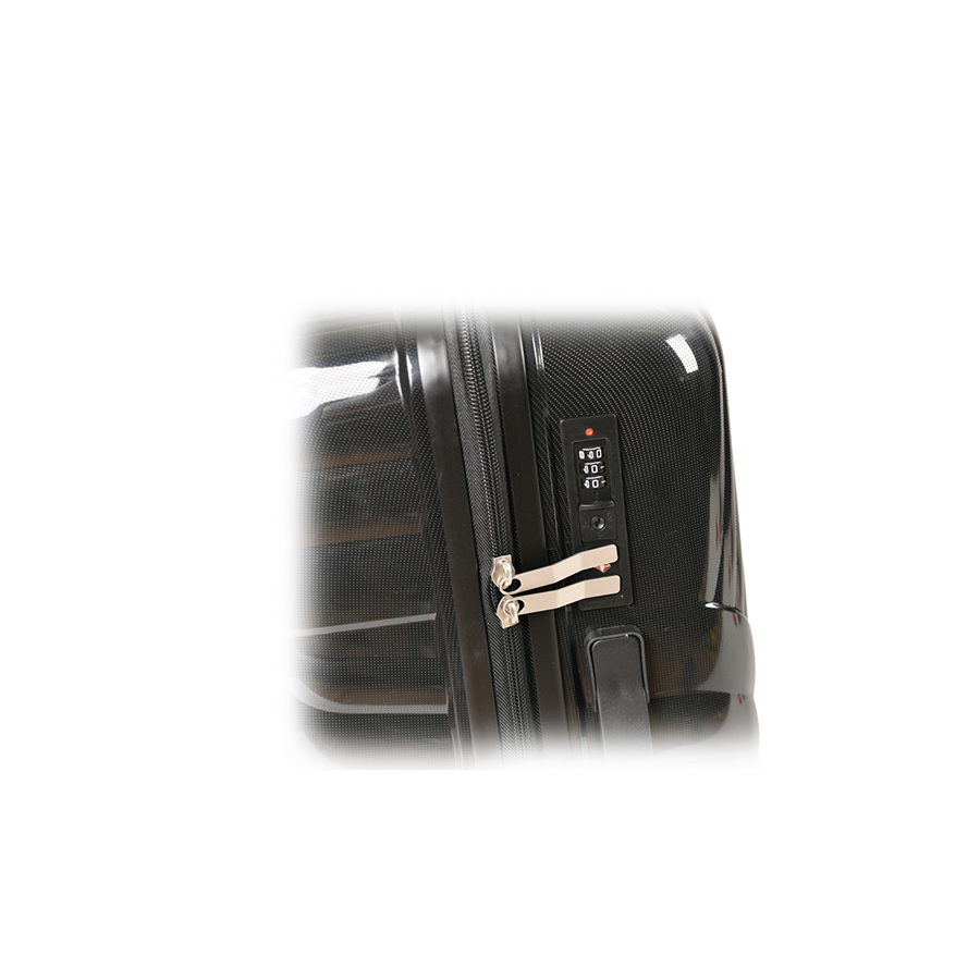 valiză mare polipropilenă negru 0161603