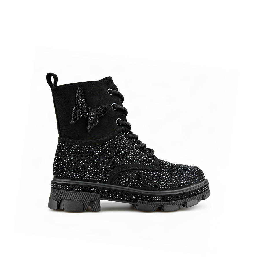 kids boots textiles black 0162531