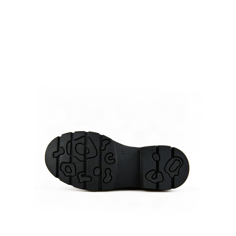 botine copii piele ecologică negru 0162536