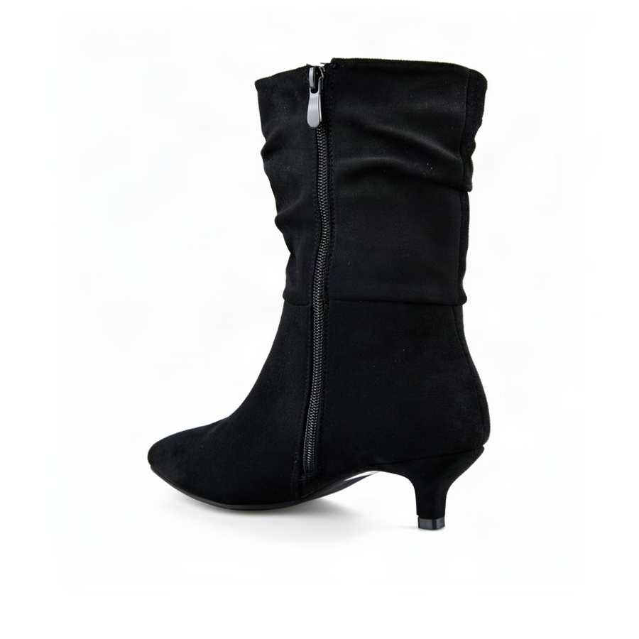 botine damă textil negru 0162848