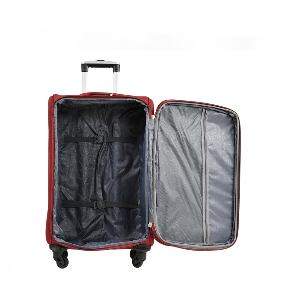 small suitcase textile bordeaux 0163708