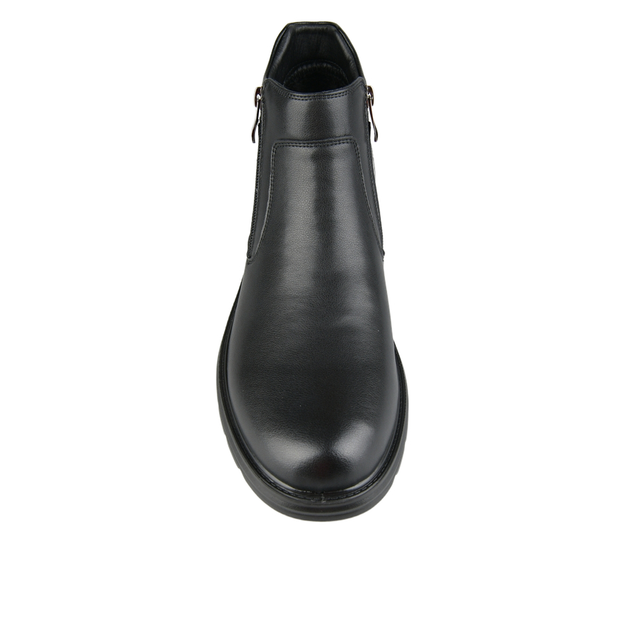 botine bărbați piele naturală negru 0162764
