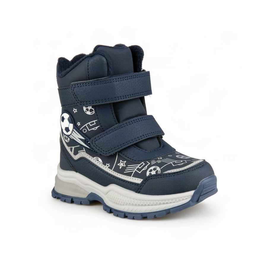kids boots synthetic leather dark blue 0162295