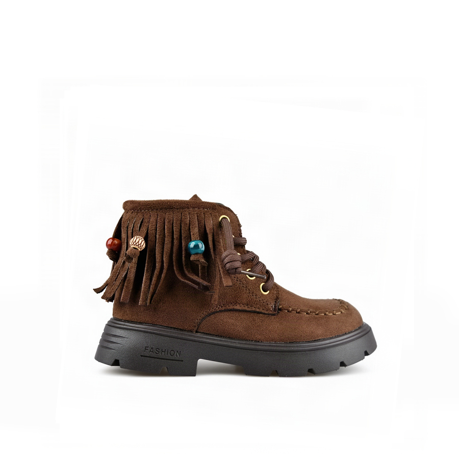 botine damă textil maro 0164167