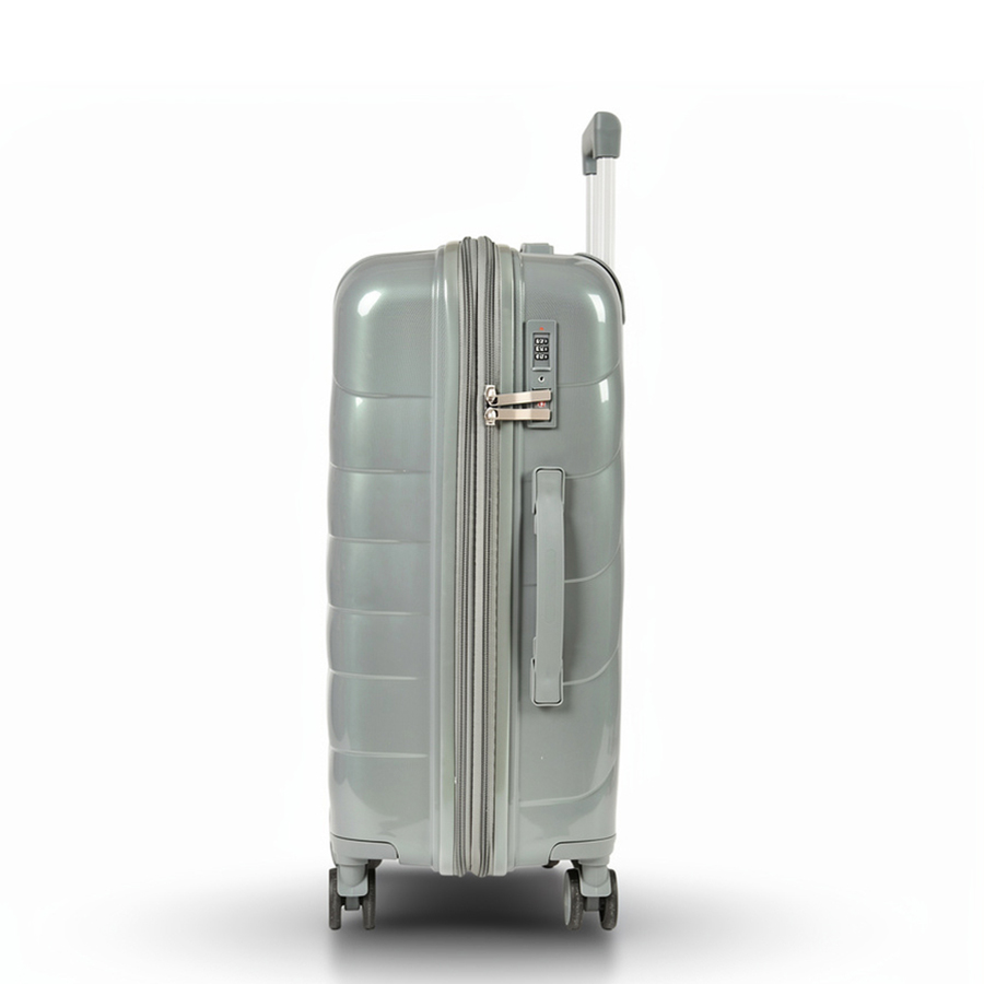 medium suitcase polypropylene dark gray 0161599