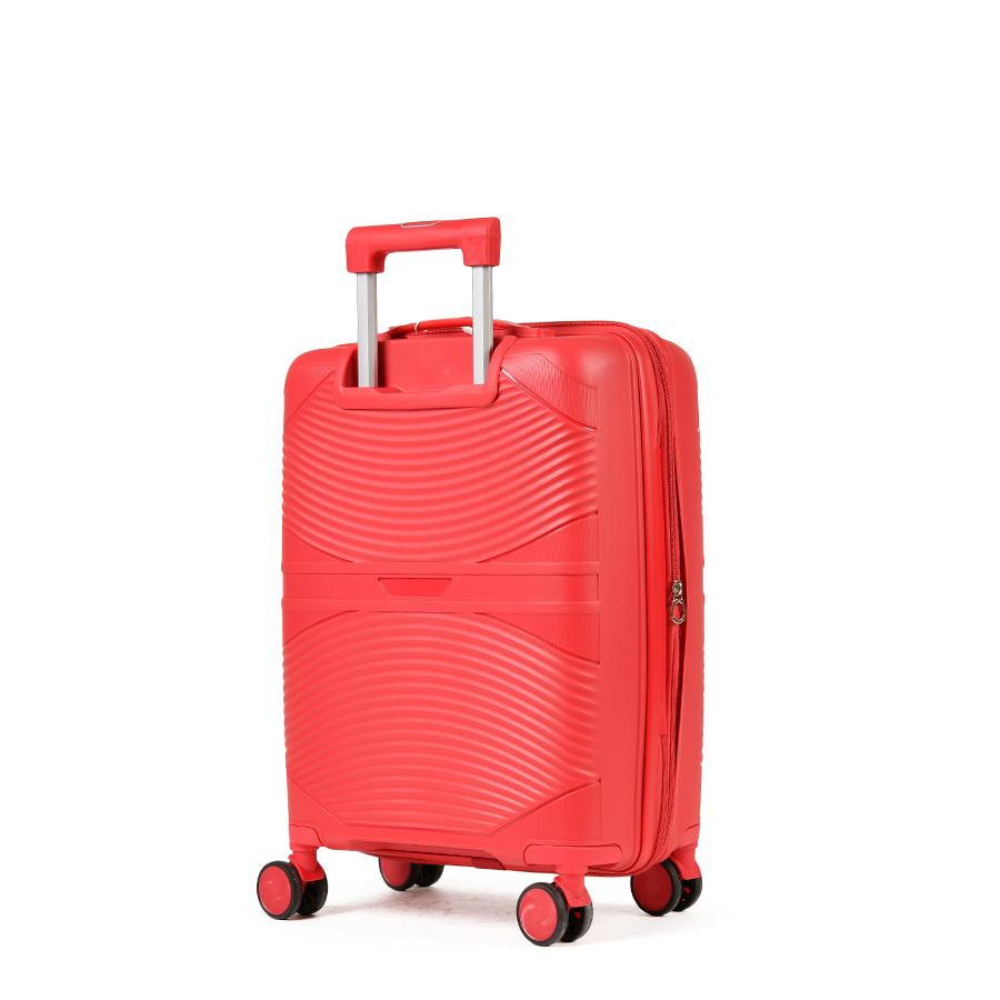small suitcase polypropylene red 0161442